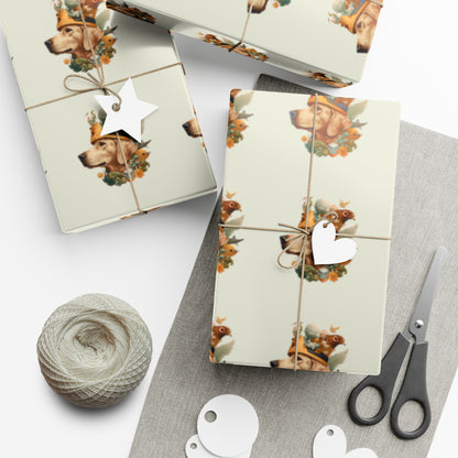 Golden Wizard Gift Wrap Paper