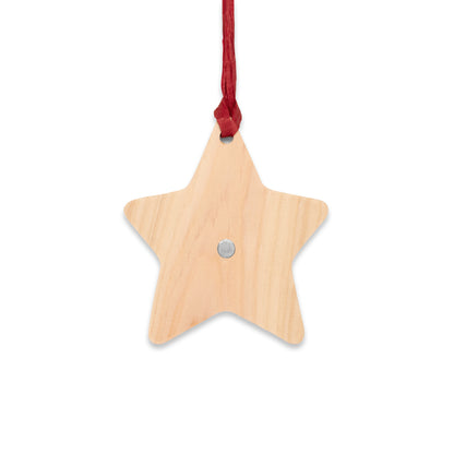 Golden Wizard Wooden Ornament