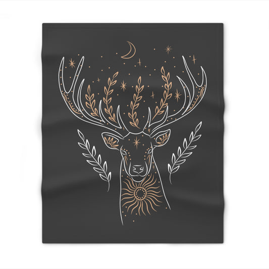 Elk Poderoso Throw Blanket