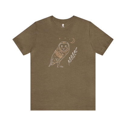 Clairvoyance Owl Unisex Jersey Short Sleeve Tee