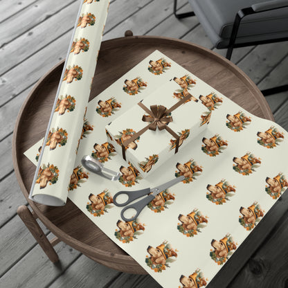 Golden Wizard Gift Wrap Paper