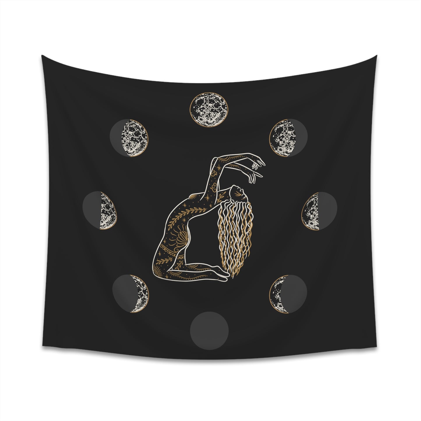 Diosa Luna Phases Wall Tapestry