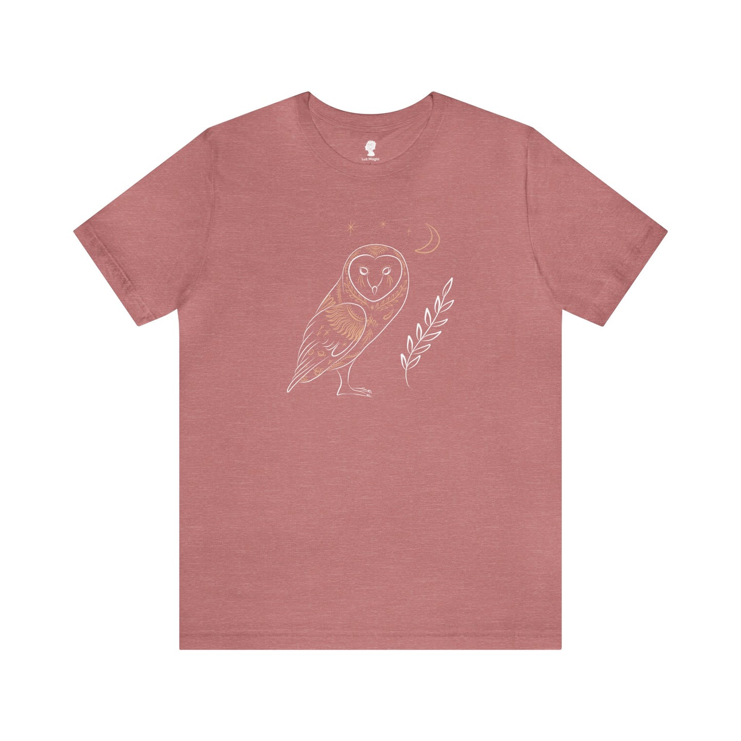 Clairvoyance Owl Unisex Jersey Short Sleeve Tee