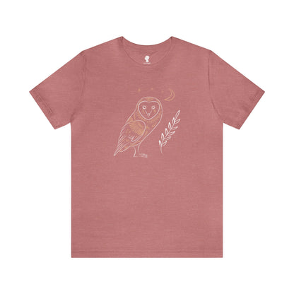 Clairvoyance Owl Unisex Jersey Short Sleeve Tee