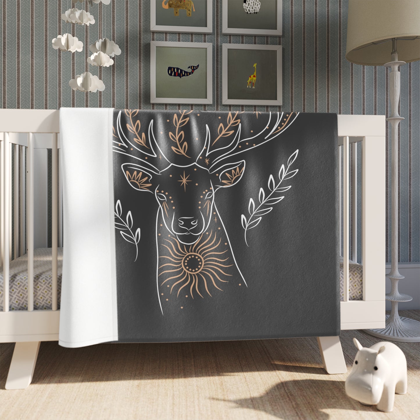 Elk Poderoso Throw Blanket