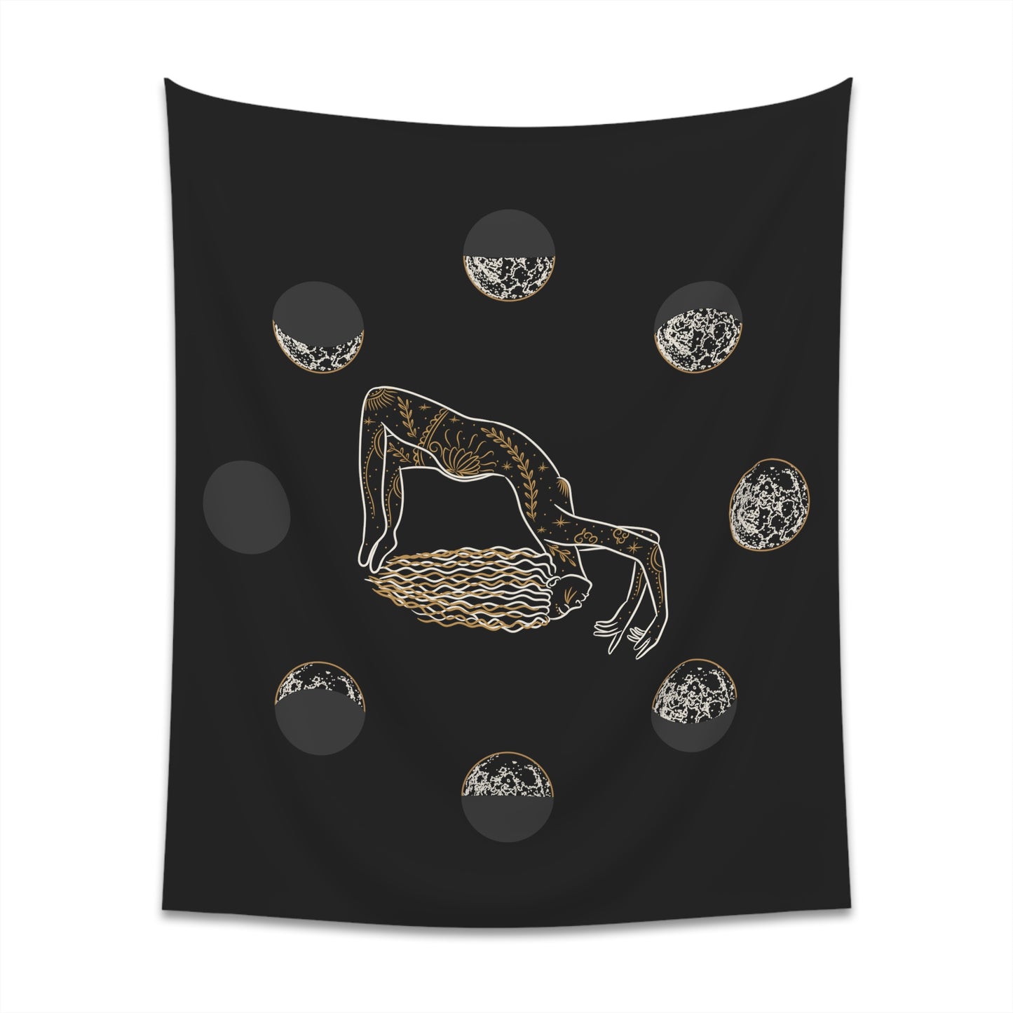 Diosa Luna Phases Wall Tapestry