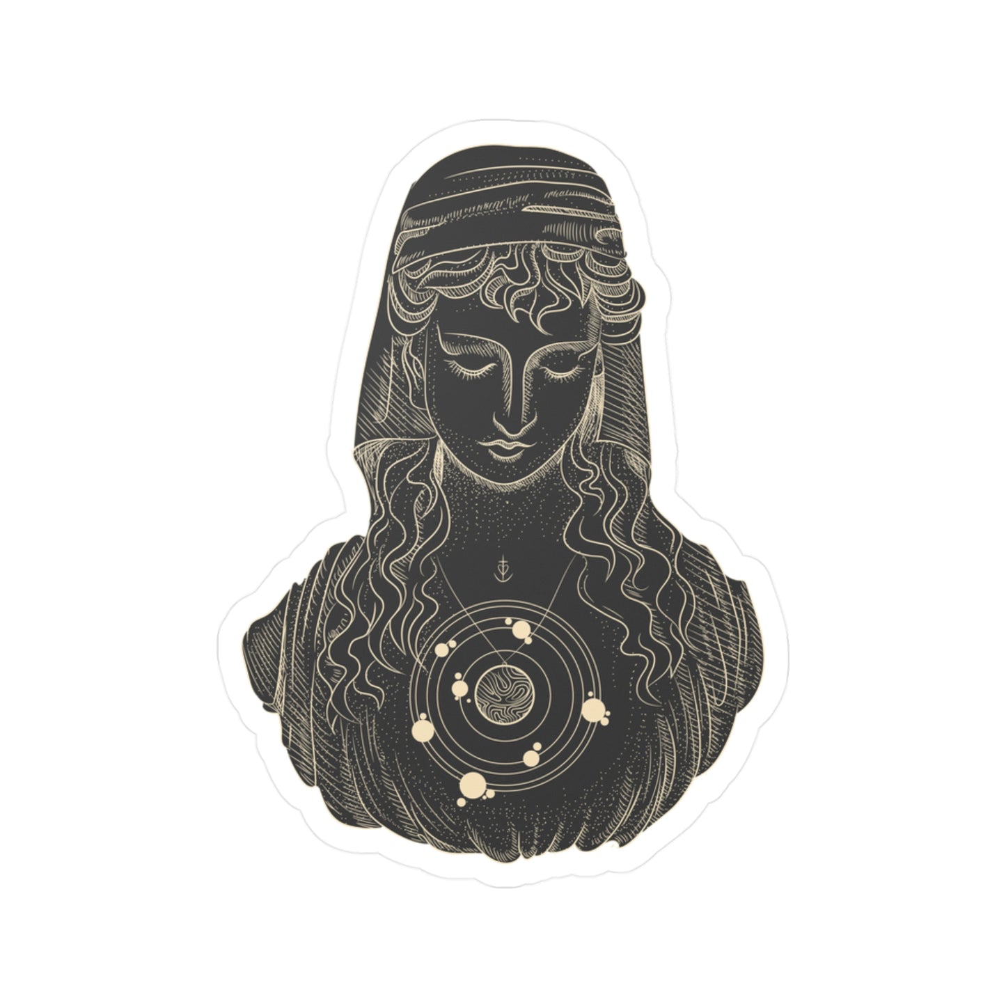 Lady Sagrada Sticker