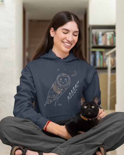 Clairvoyance Owl Unisex Heavy Blend™ Hooded Sweatshirt