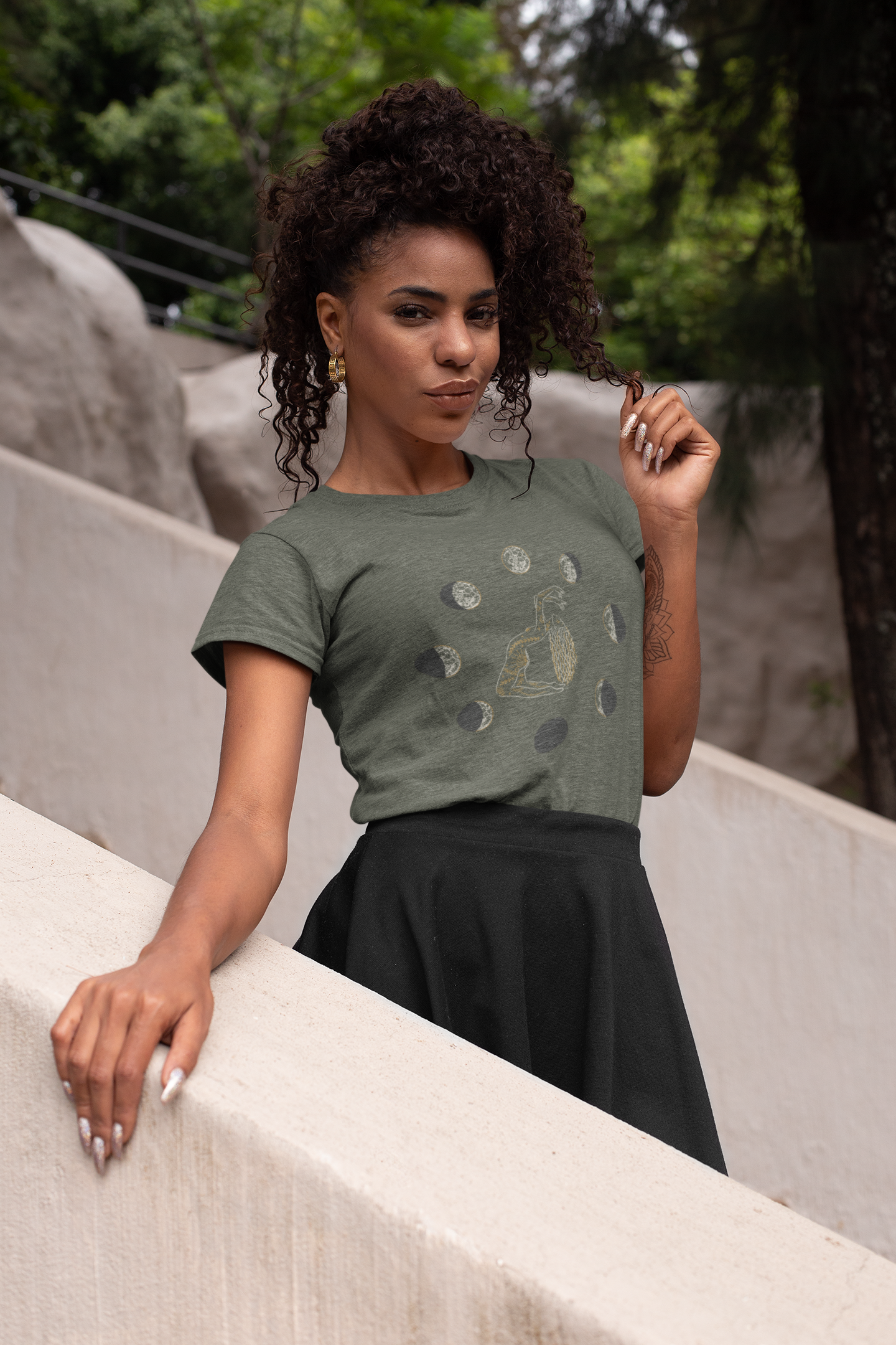 Diosa Luna Phases Unisex Jersey Short Sleeve Tee