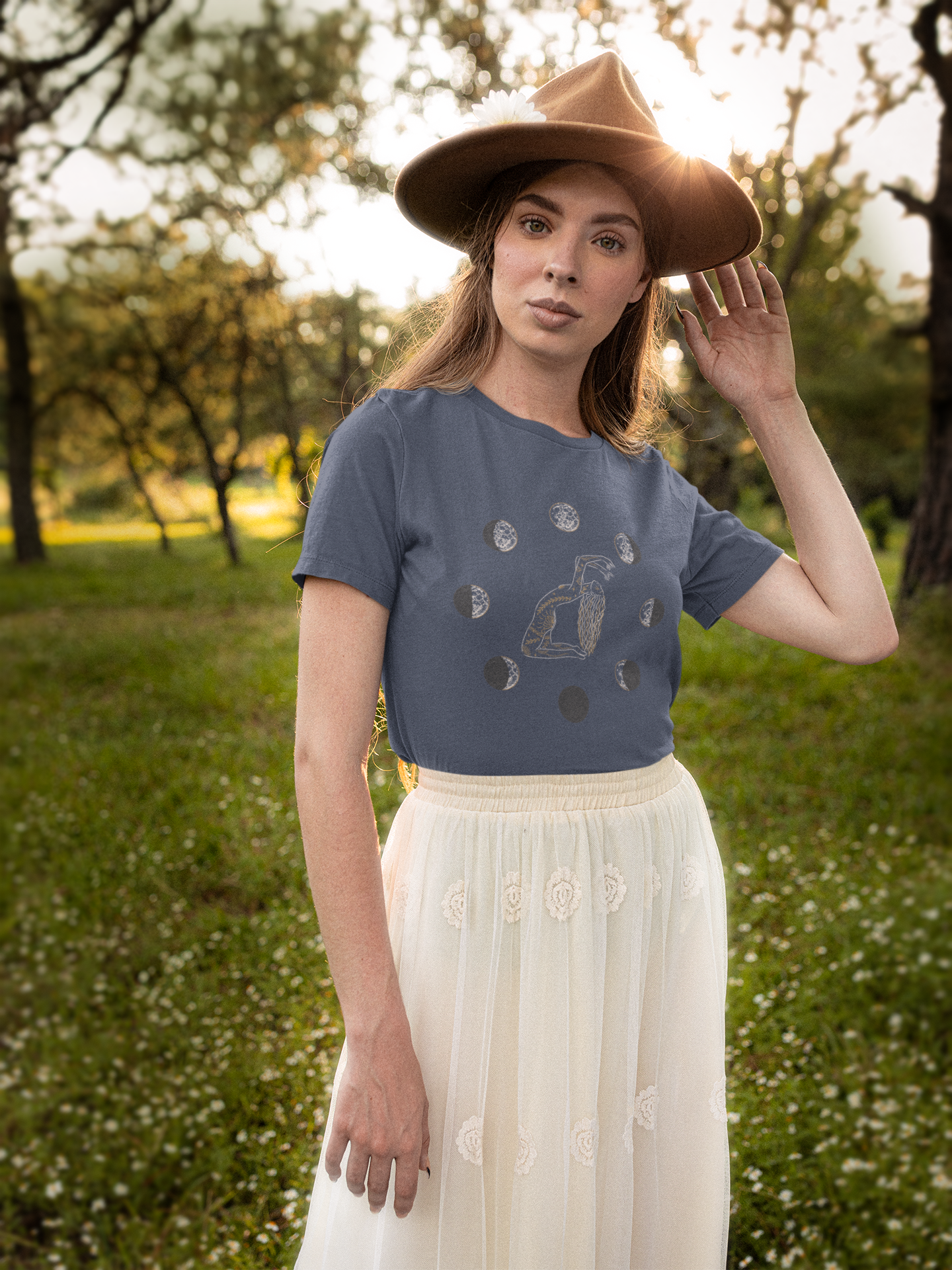 Diosa Luna Phases Unisex Jersey Short Sleeve Tee